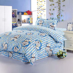 瀚庭 瀚庭 133 72全棉儿童三件套 机器猫 蓝 ht jqml