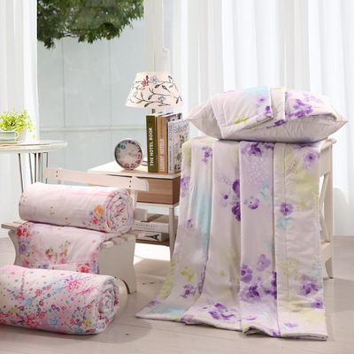 【优质供应 厂家直销莫代尔印花夏被 促销 床上用品批发】价格,厂家,图片,被子、蚕丝被、羽绒被,海门市缔绣家用纺织品-