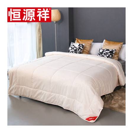 恒源祥羊毛被 温暖舒适的冬季睡眠伴侣